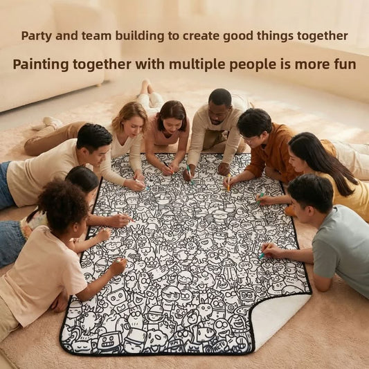 DIY Colouring Blanket