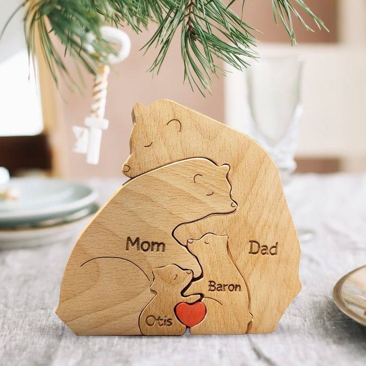 Family Personalised Bear Hug Bunch