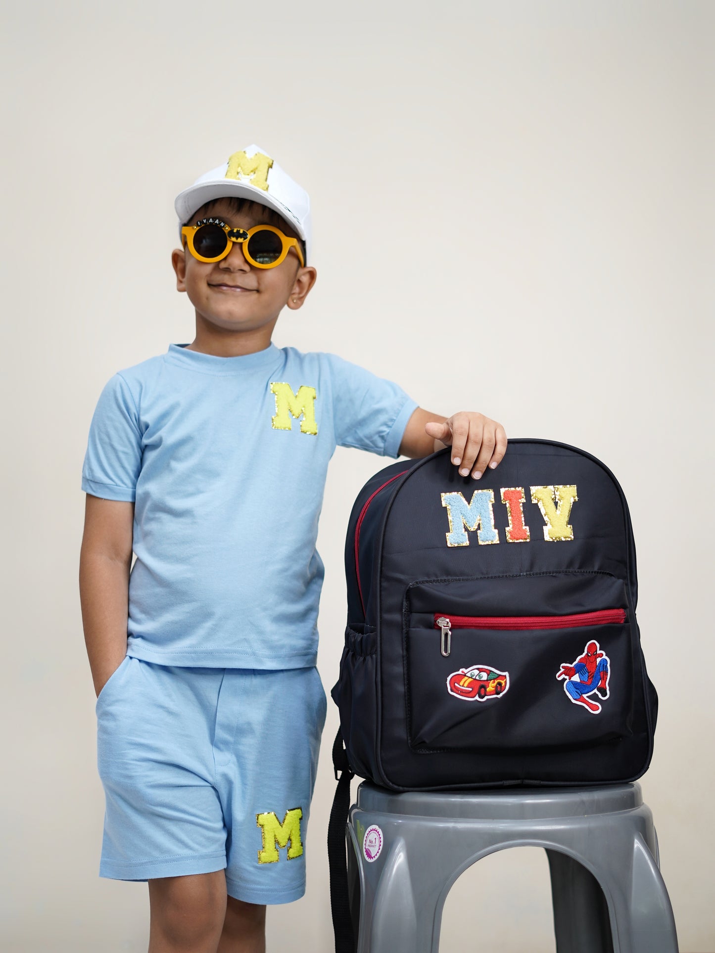 Cool Kid Combo (Backpack,Co-ord set, Sunglasses & Cap)