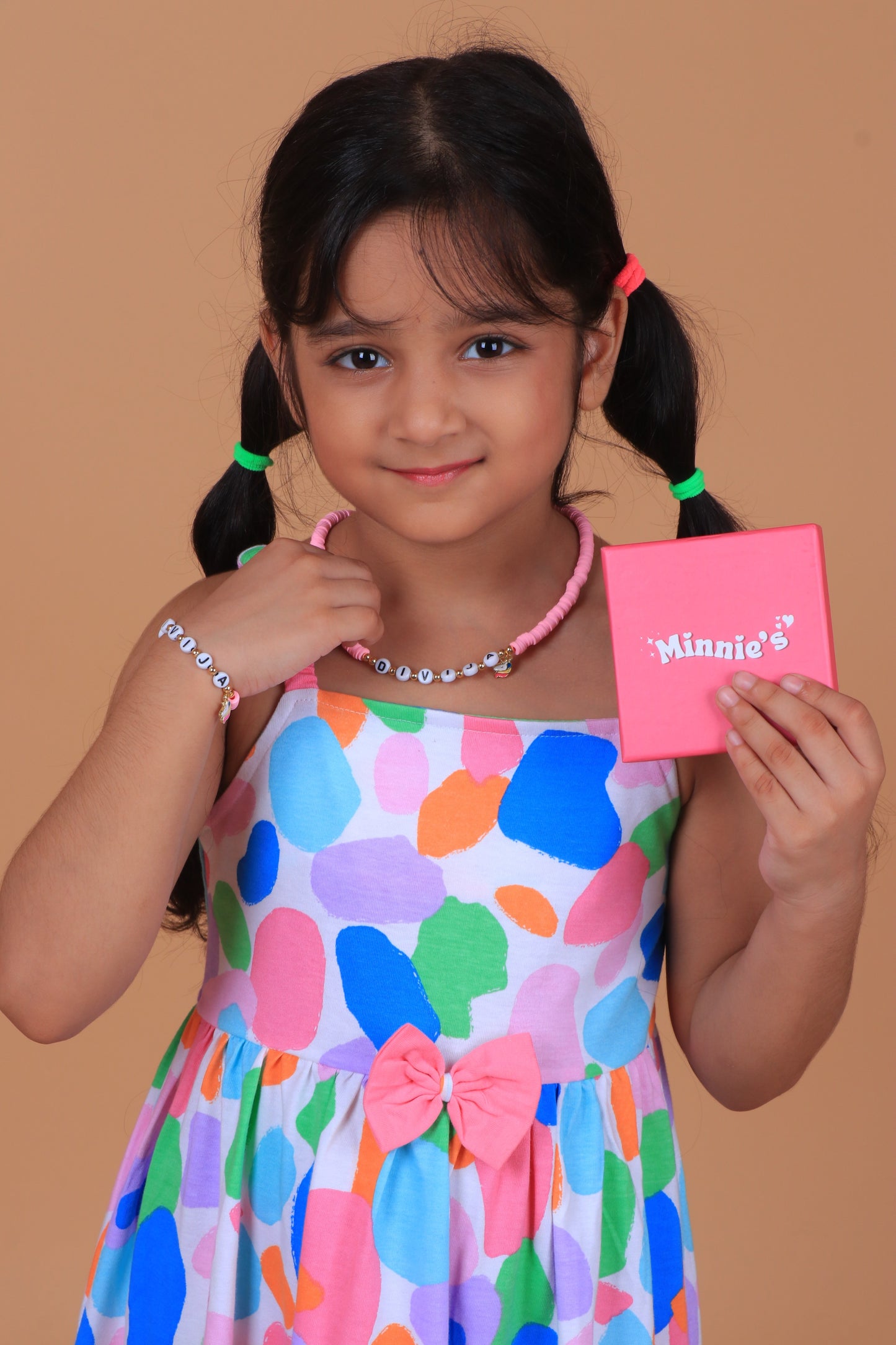 Kids Personalised Fimo Necklace & Bracelet Combo