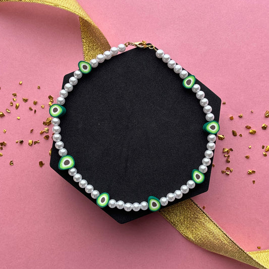 Kids Avocado Necklace & Bracelet Combo