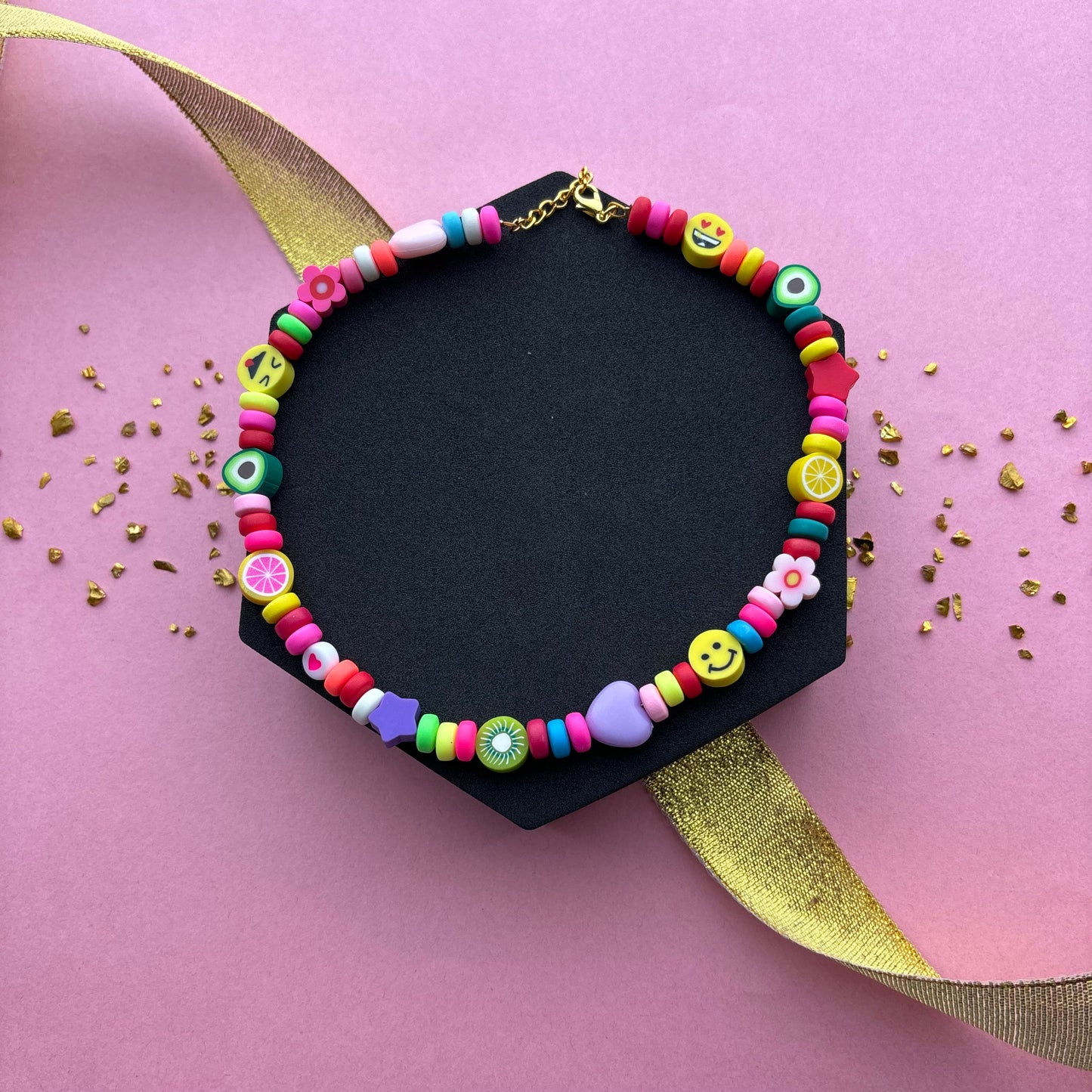 Kids Multiple Charm Necklace & Bracelet Combo