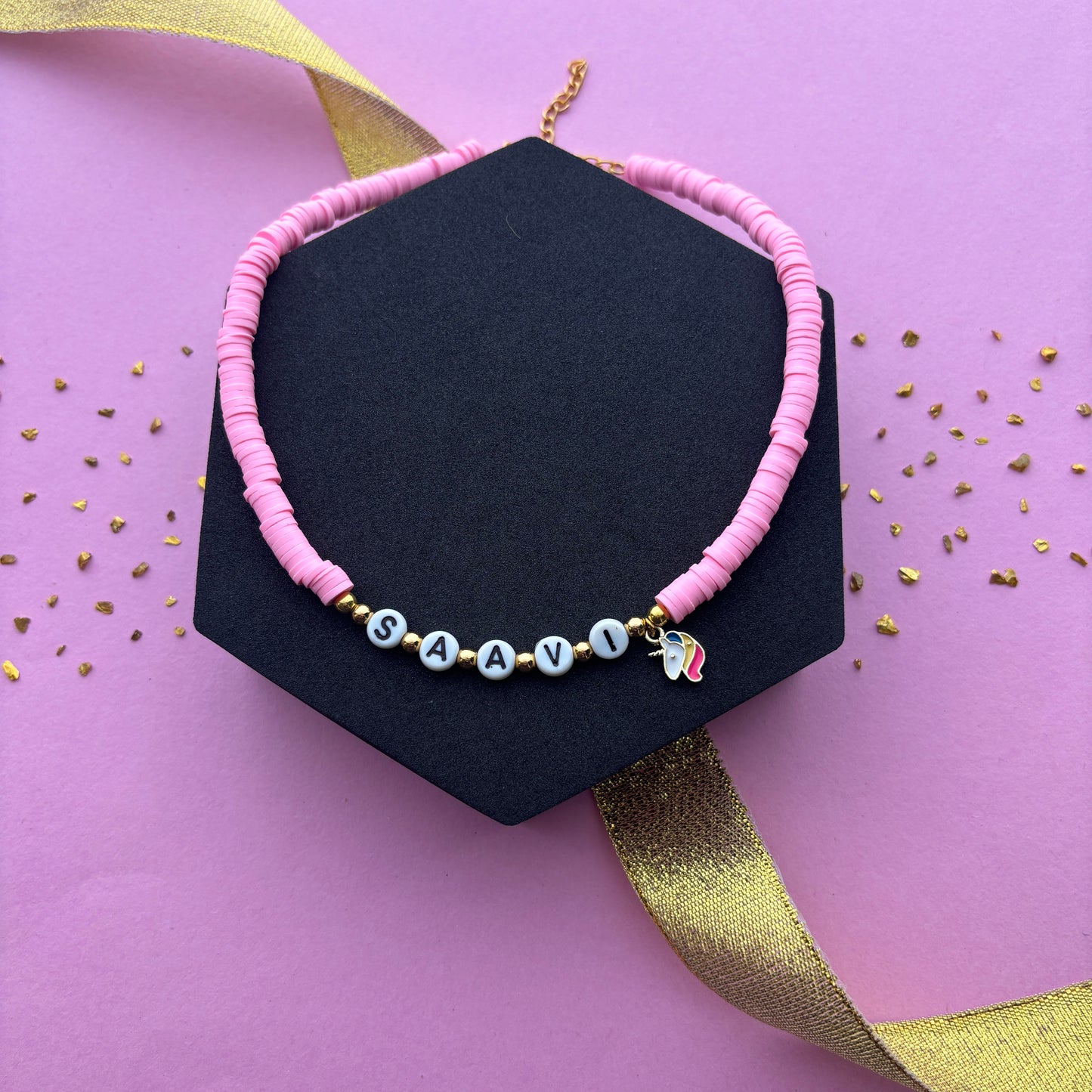 Kids Personalised Fimo Bead Necklace