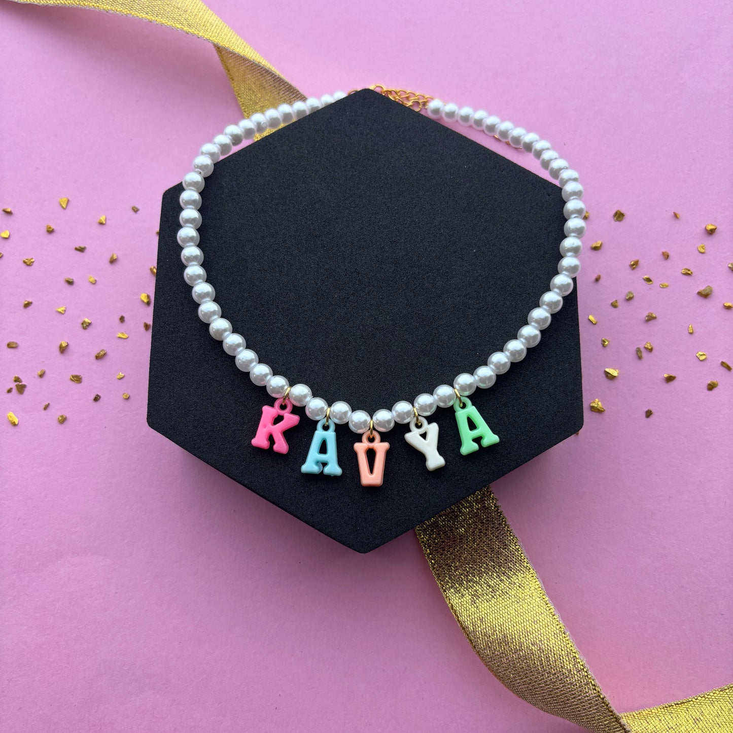 Kids Personalised Drooping Necklace