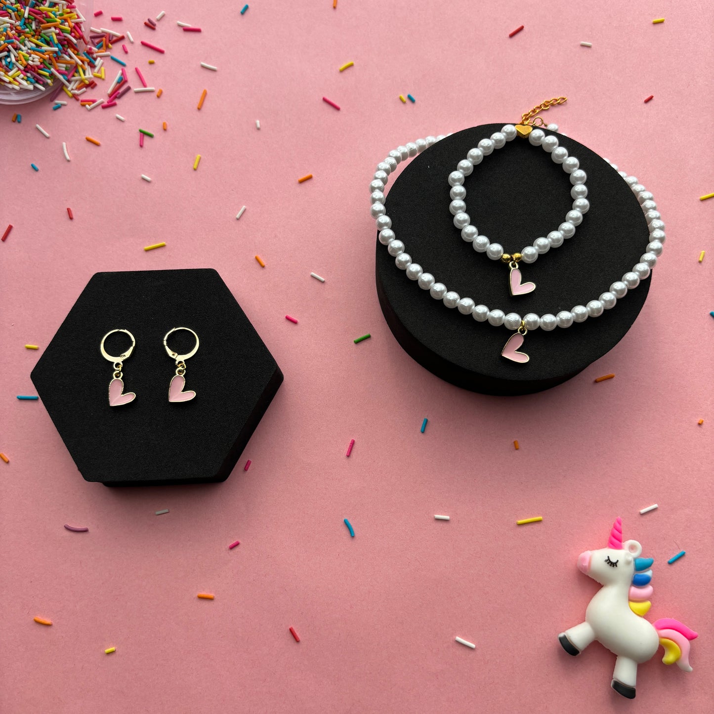 Heart Jewellery Set