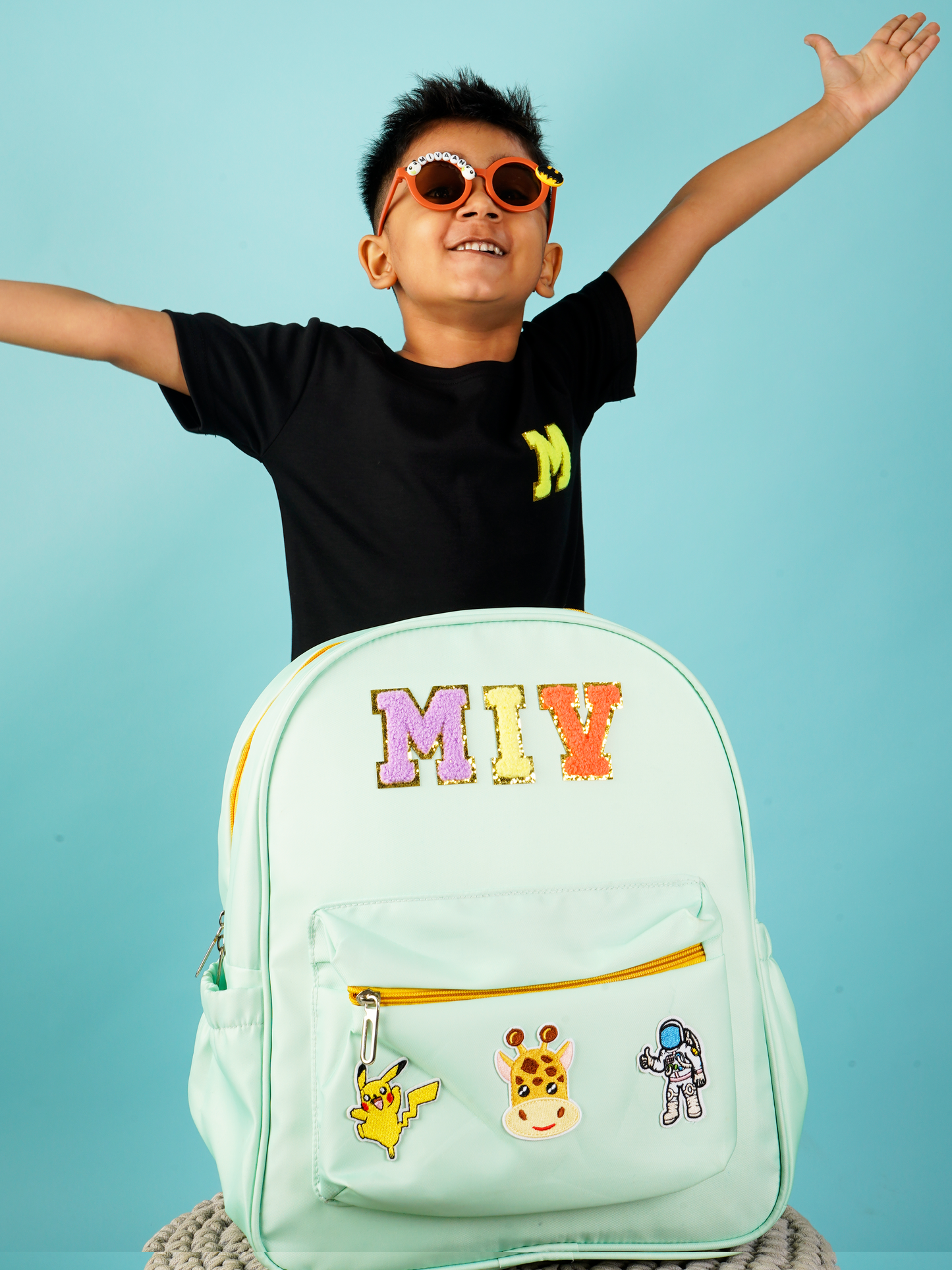 Cool Kid Combo (Backpack,Co-ord set, Sunglasses & Cap)