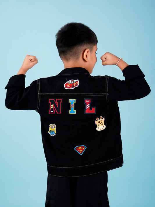 Black Personalised Jacket