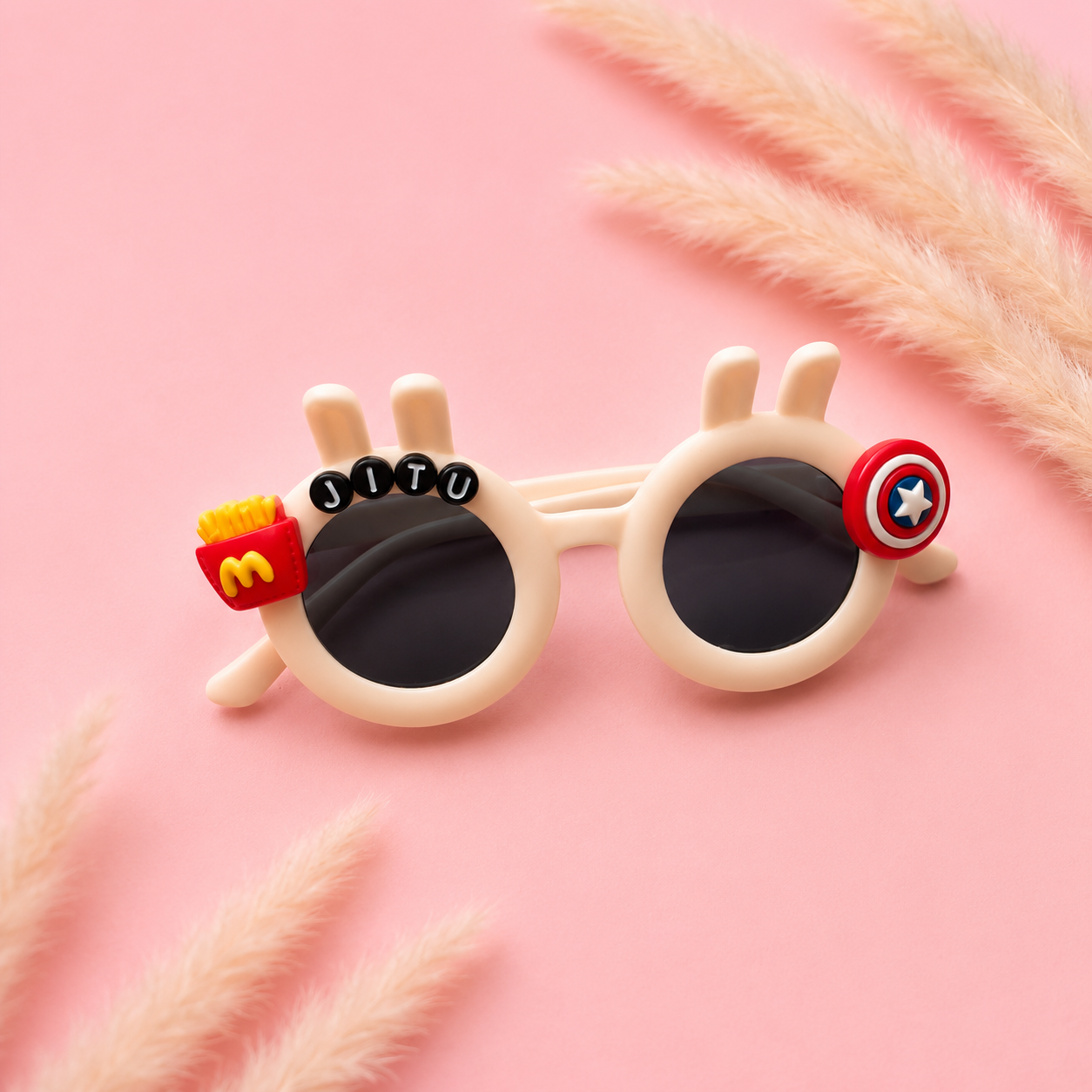 Cream Bunny Personalised Sunglasses