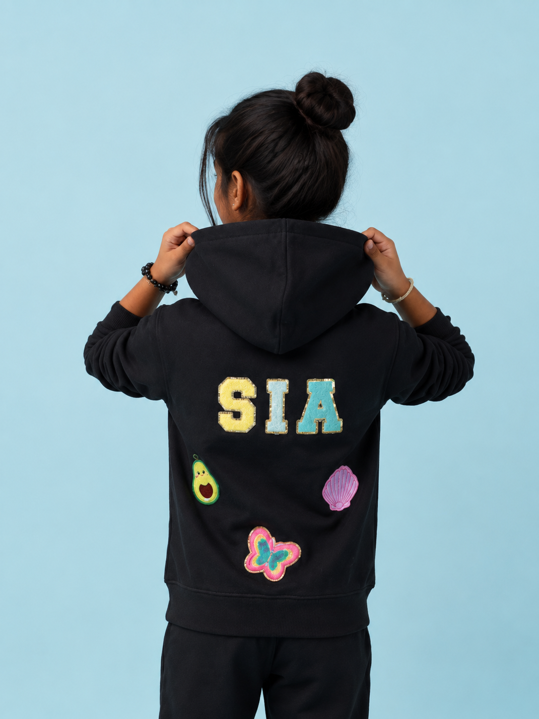 Kids Personalised Zipper Hoodie