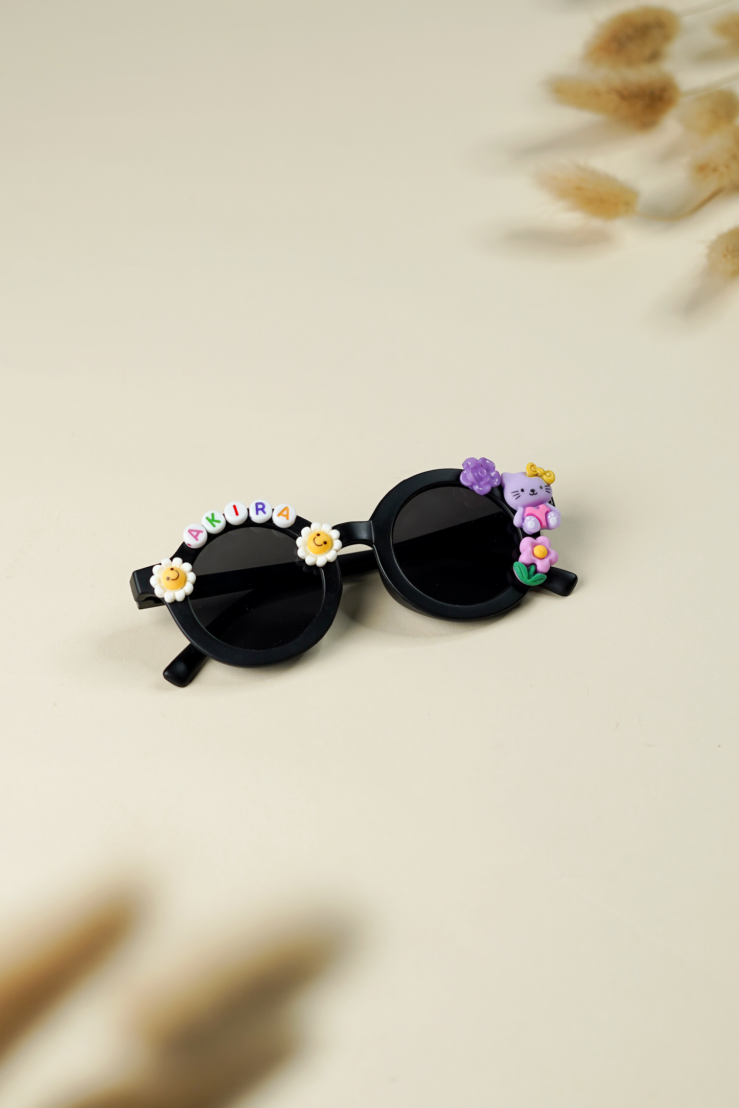 Black Personalised Sunglasses