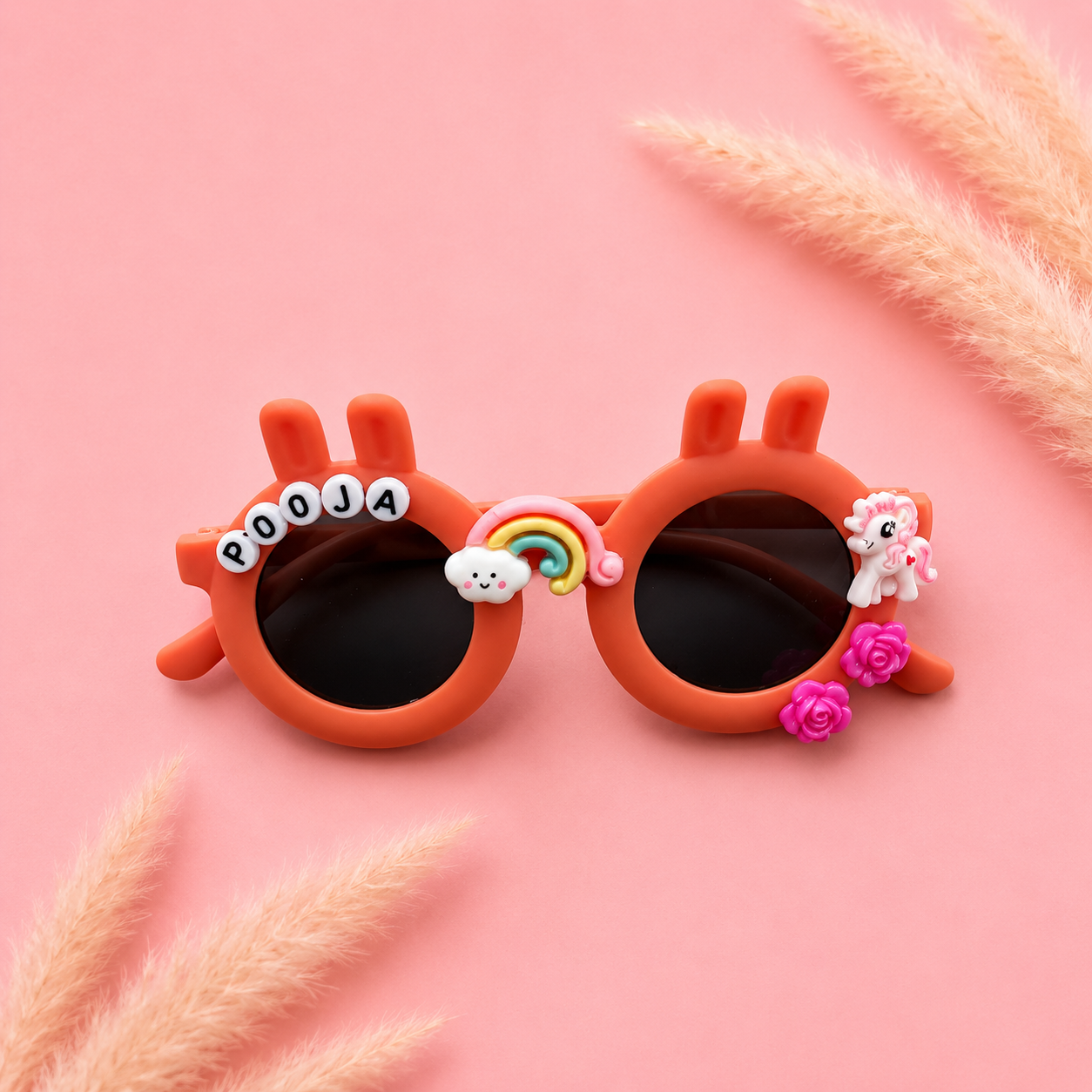 Burnt Umber Bunny Personalised Sunglasses