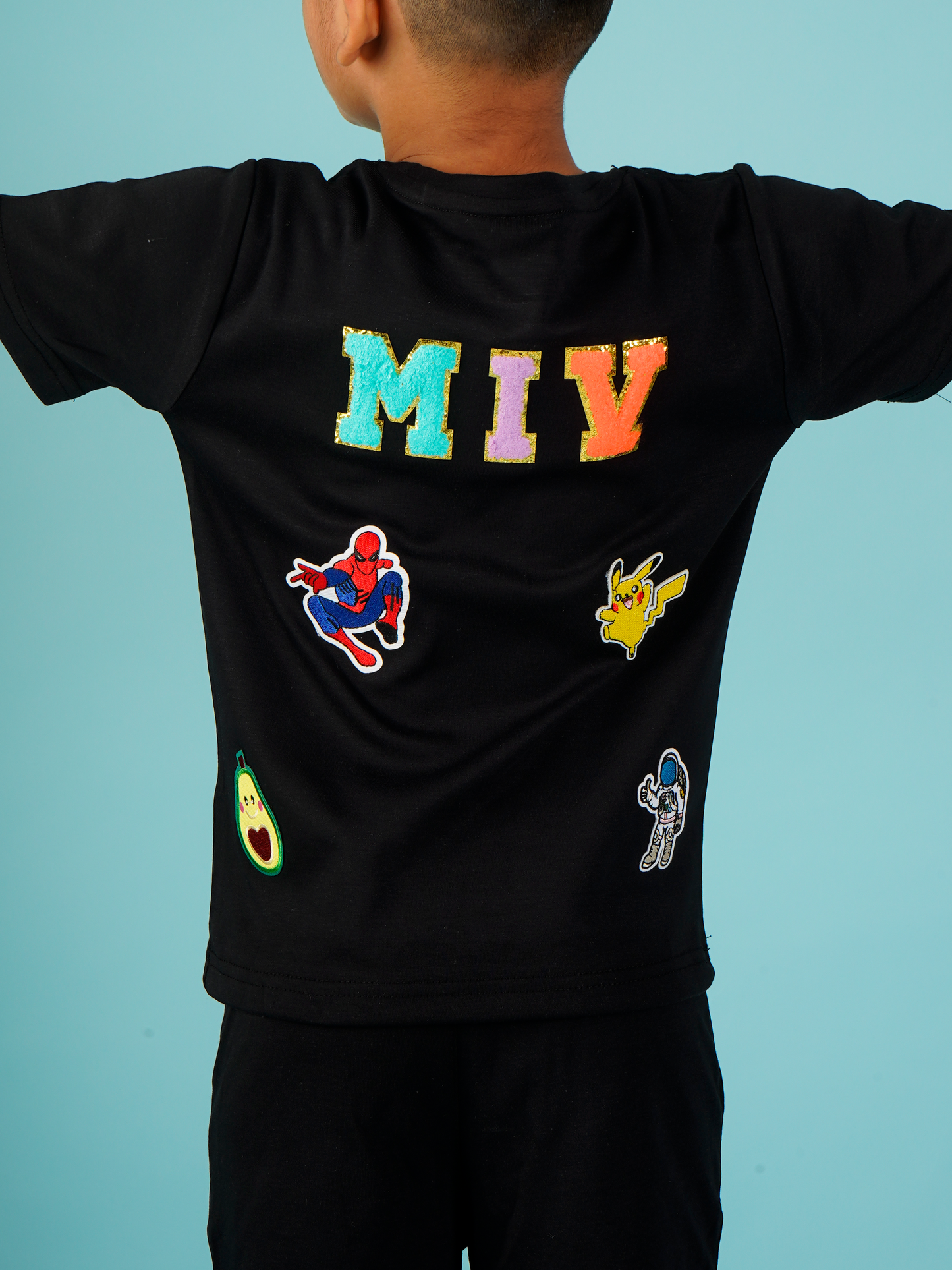 Black - Personalised Co-ord Set