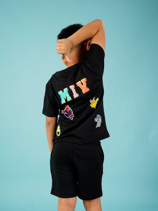 Black - Personalised Co-ord Set