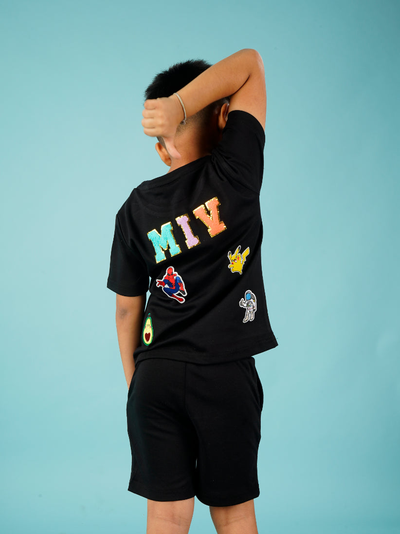 Black - Personalised Co-ord Set