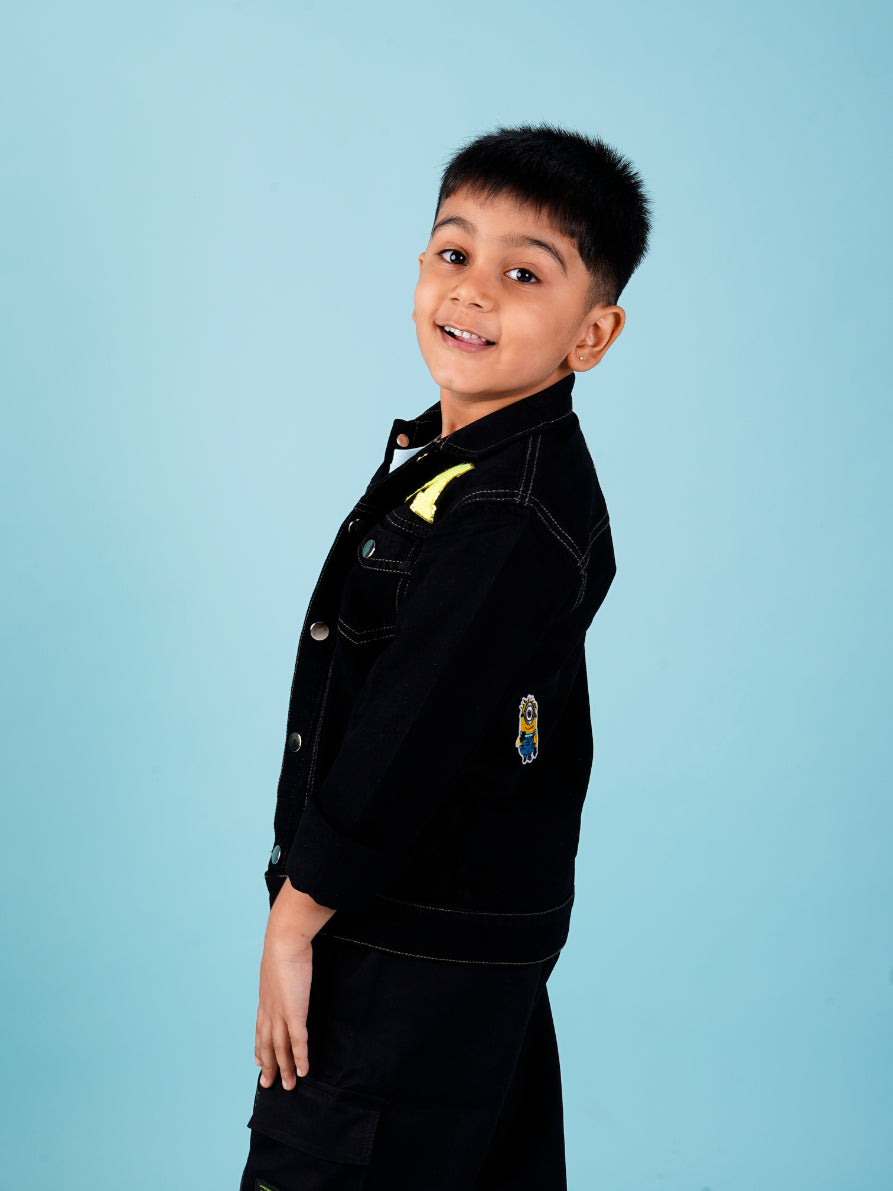 Black Personalised Jacket