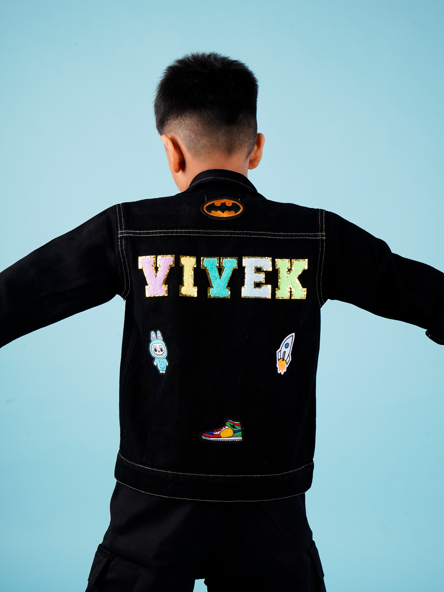 DIY Black Personalised Jacket