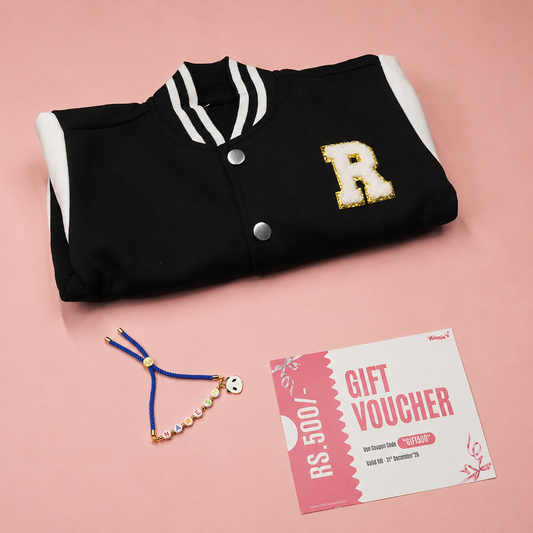 Personalised Varsity Jackets With Rakhi