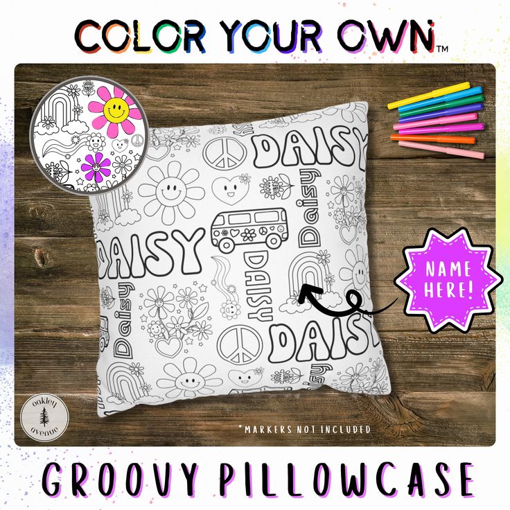 Colouring Pillow
