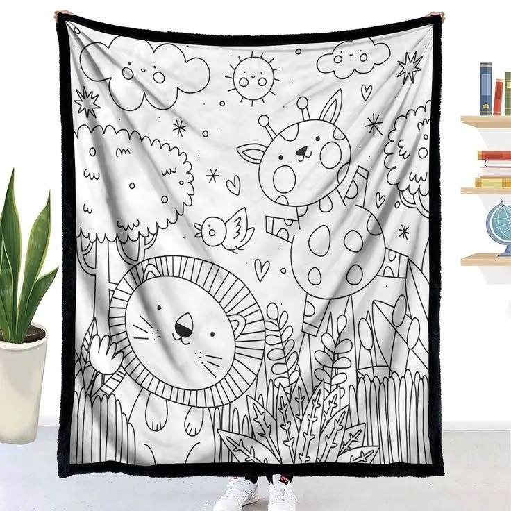DIY Colouring Blanket