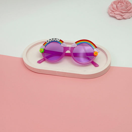 Kids Personalised Rainbow Sunglasses