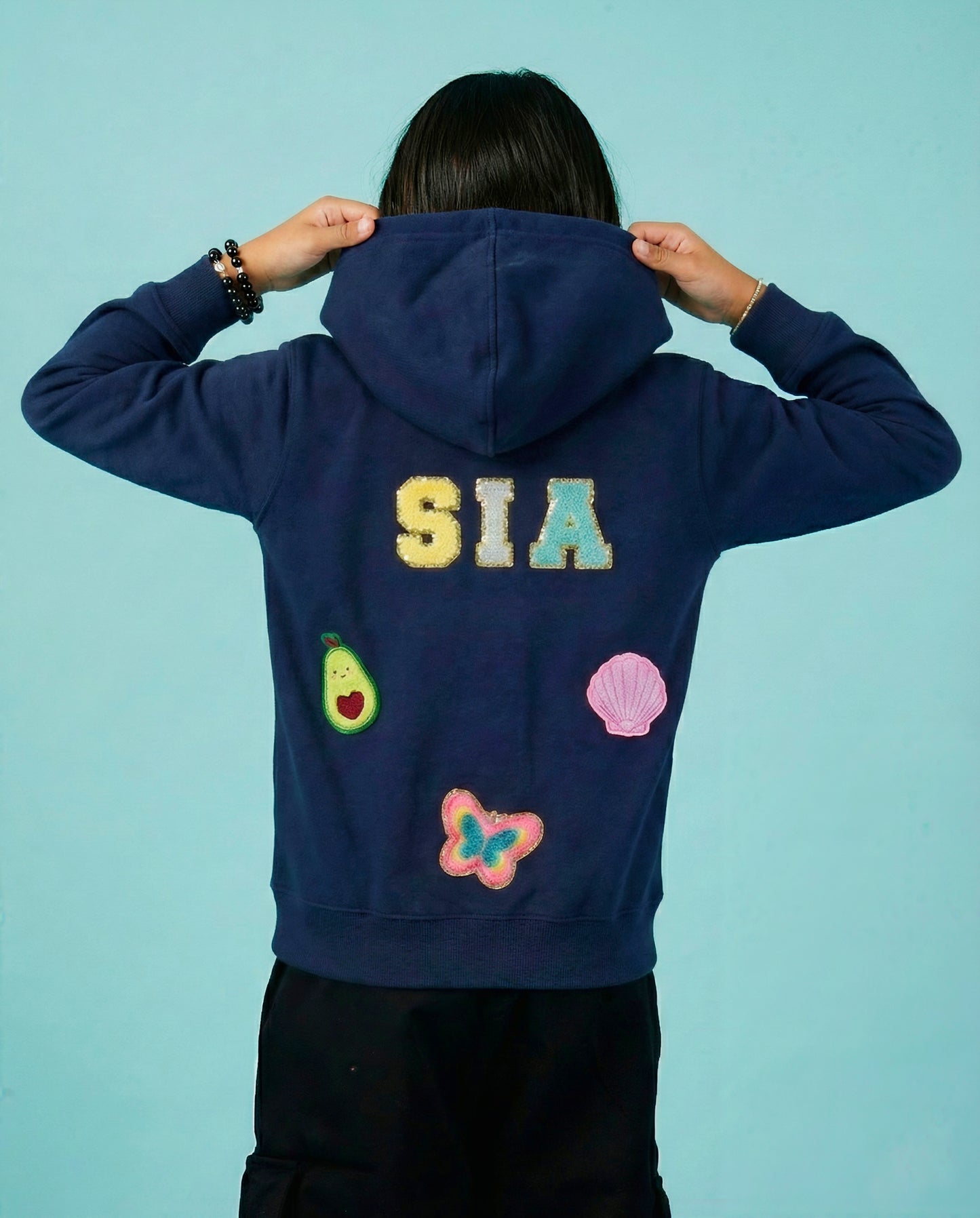 Kids Personalised Zipper Hoodie