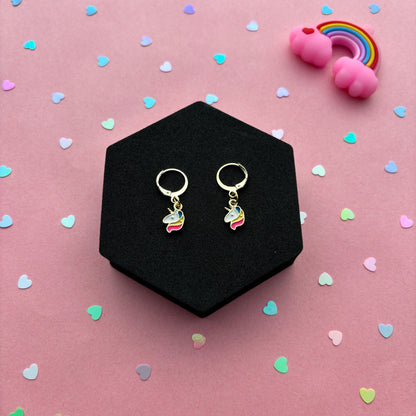 Small Unicorn Earrings