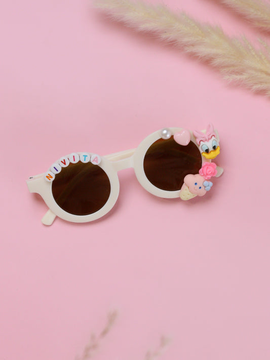Cream Kids Personalised Sunglasses