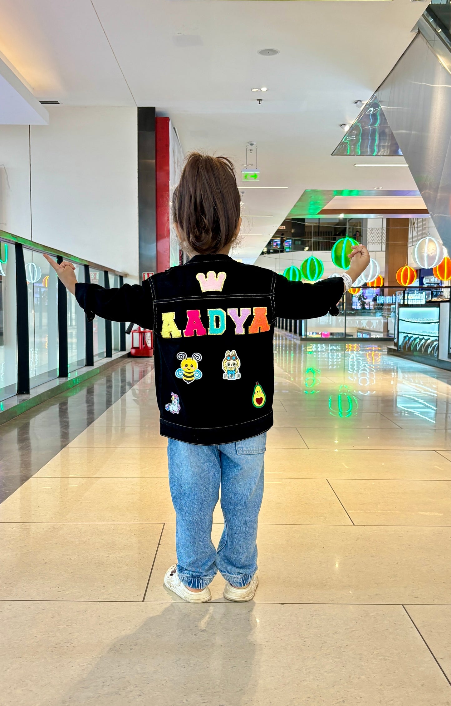 Black Personalised Jacket