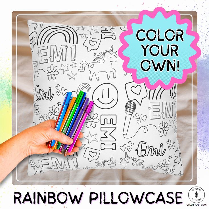 Colouring Pillow