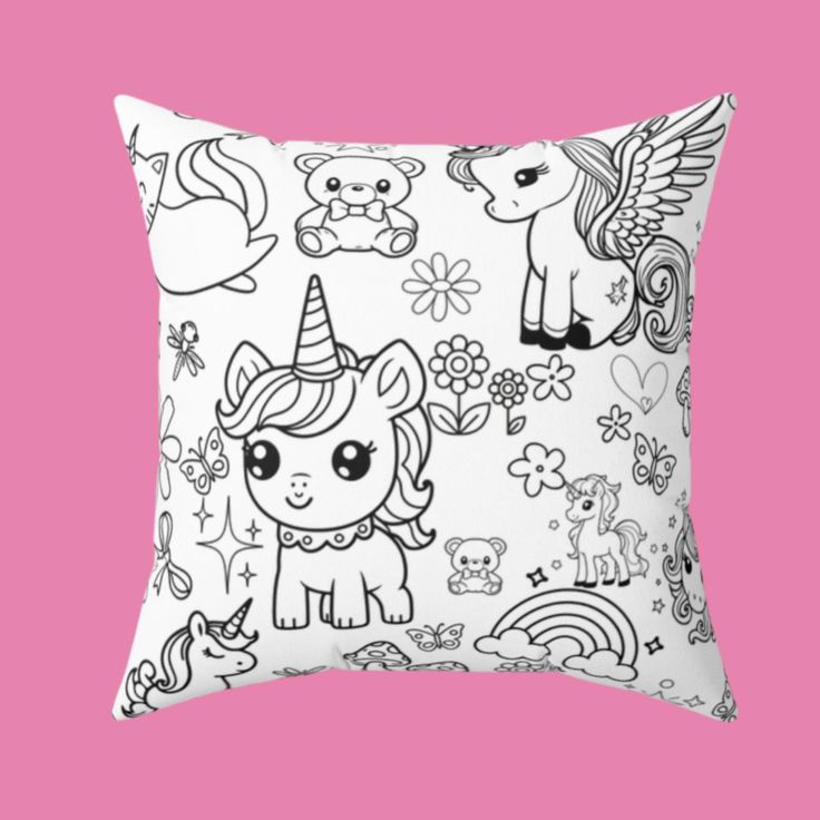 Colouring Pillow