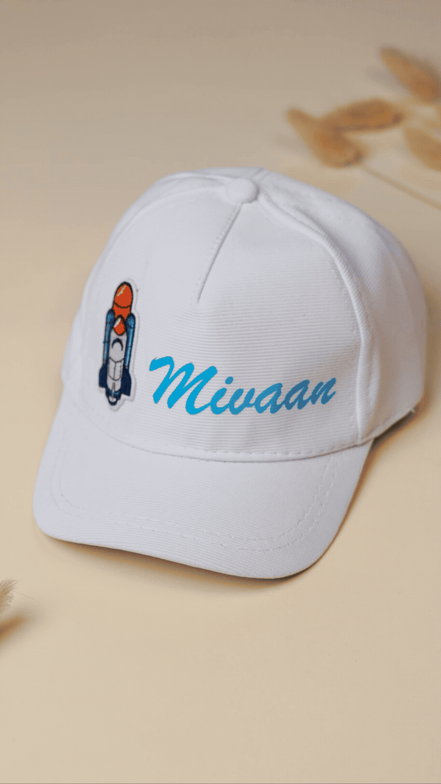 Boy Glow In Dark Personalised Cap