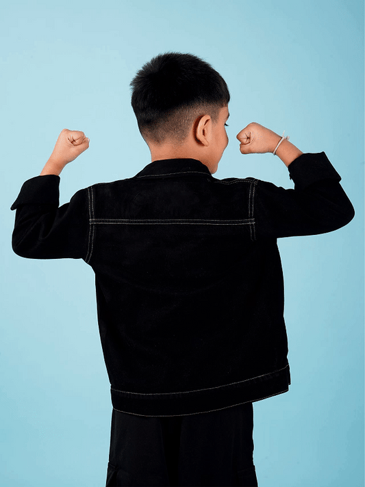 DIY Black Personalised Jacket