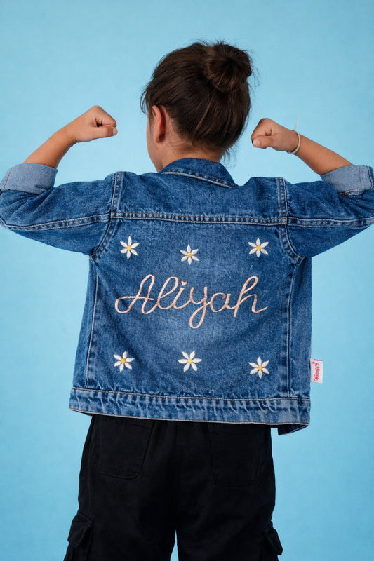 Kids Personalised Embroidery Name Jacket