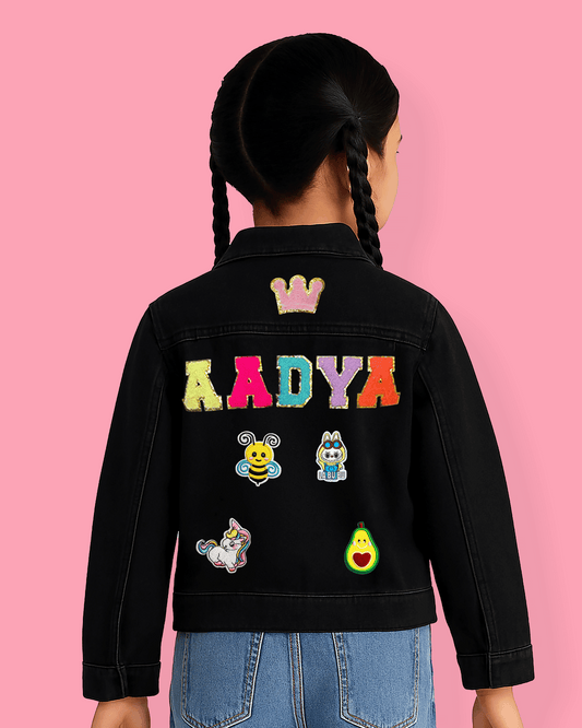 Black Personalised Jacket